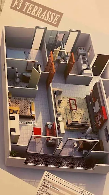 Apartamento F3 Chic Et Cosy Tres Accessible Dakar 0*,  Senegal